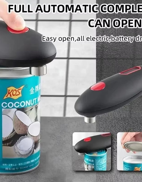 Load image into Gallery viewer, The One-Touch Electric Can Opener – Effortless Kitchen Convenience
