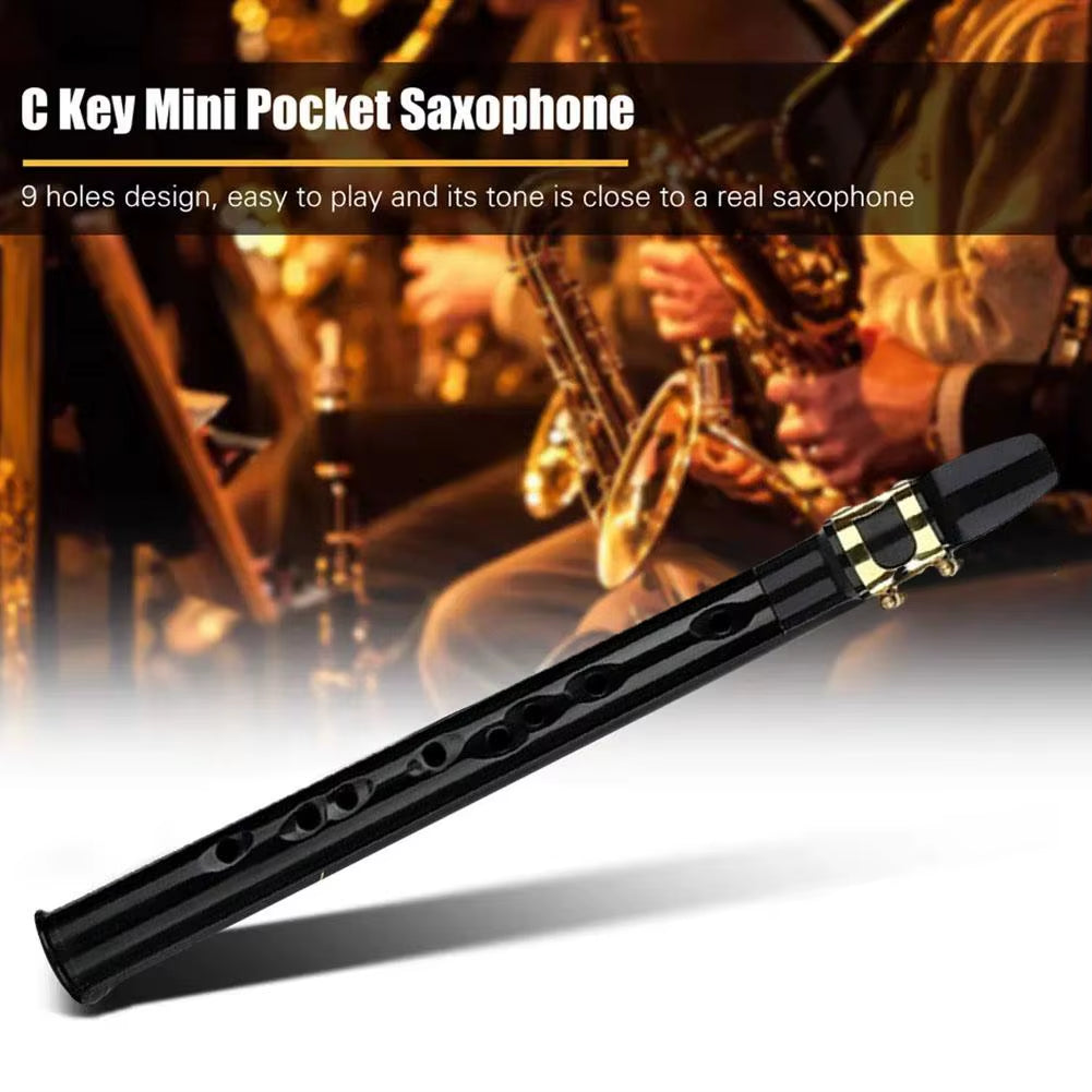 Pocketsax Mini – Portable C Key Saxophone for Beginners & Pros with Carrying Bag