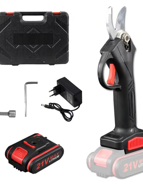 Load image into Gallery viewer, PowerPrune 21V Cordless Electric Pruner – Effortless Tree &amp; Bonsai Branch Cutting Tool
