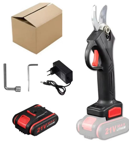 21V 30Mm Cordless Electric Pruner Pruning Shears Efficient Fruit Tree Bonsai Pruning Branches Cutter Landscaping Power Tool