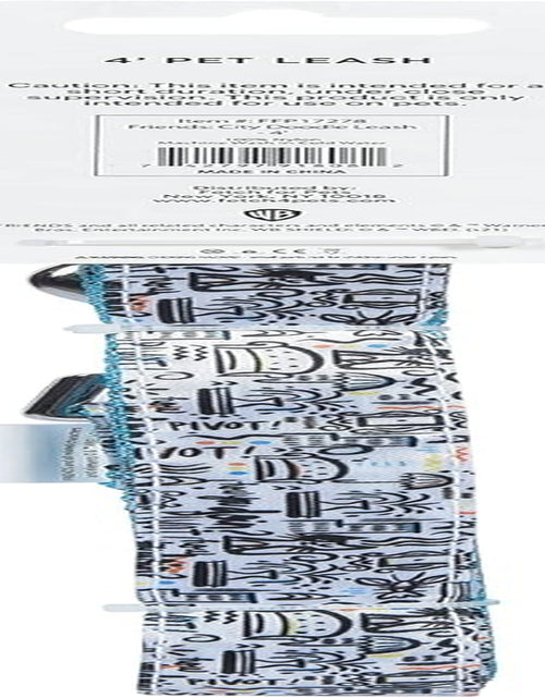 Load image into Gallery viewer, Friends TV Show City Doodle Dog Leash, Attaches to Harness - Friends Dog Lead, Puppy Leash, Leash for Dogs, Dog Leashes, Cute Dog Leash, Blue Dog Leash, Friends Pet Leash for Puppy, Dog Walking Leash
