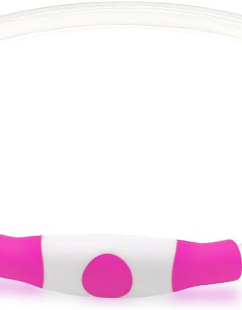 Load image into Gallery viewer, Light up Dog Collars - Rechargeable LED Dog Collar, Glowing Puppy Collar, TPU Cuttable Dog Walking Lights for Small Medium and Large Dogs (Pink-Ii)
