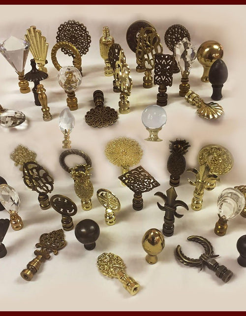 Load image into Gallery viewer, Heavy Duty Harp for Lamp Shade Holder, 7 Inch, Polished Brown Base
