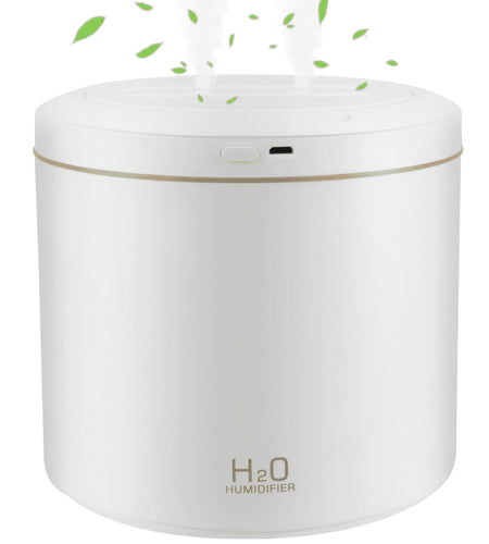 2L Ultrasonic Cool Mist Humidifier for Room Air Vaporizers and Humidifier for Baby, White
