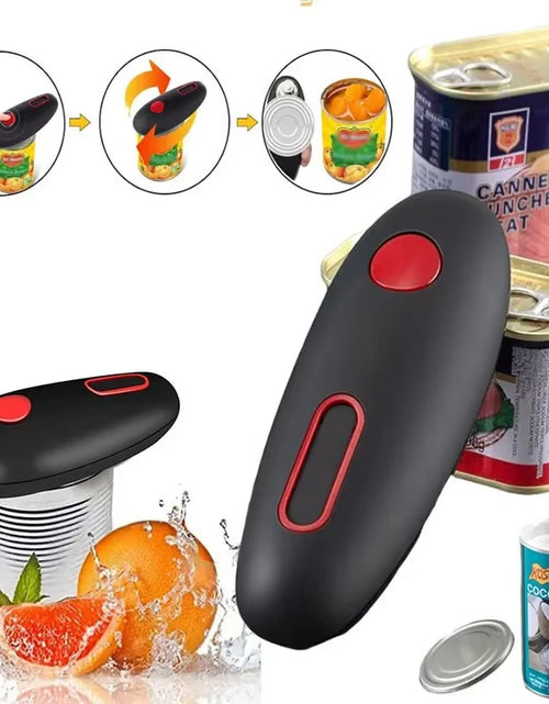 Load image into Gallery viewer, The One-Touch Electric Can Opener – Effortless Kitchen Convenience
