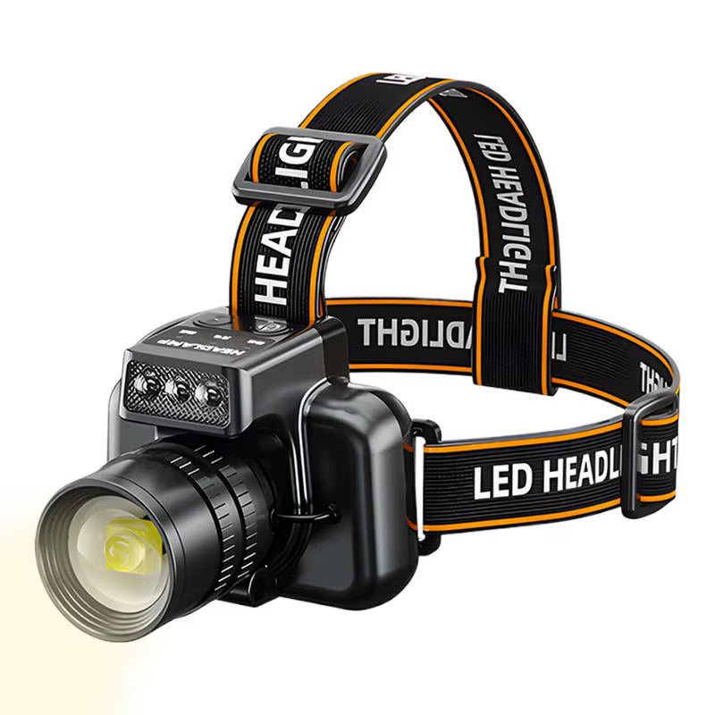 BeamLite™ Rechargeable LED Headlamp – High-Power Forehead Torch for Outdoor Adventures
