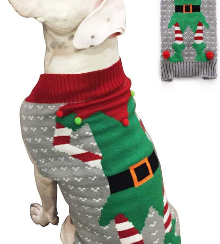 Ugly Christmas Dog Sweaters Pet Dog Winter Knitwear Warm Clothes