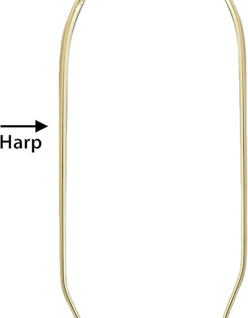 Load image into Gallery viewer, Heavy Duty Harp for Lamp Shade Holder, 7 Inch, Polished Brown Base
